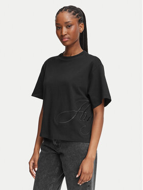 HUGO HUGO T-shirt Duslant 50570677 Crna Oversize