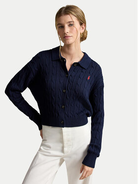 Polo Ralph Lauren Polo Ralph Lauren Kardigan 211B30509002 Granatowy Straight Fit