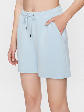 Moss Copenhagen Moss Copenhagen Šortky z materiálu 17476 Světle modrá Basic Fit