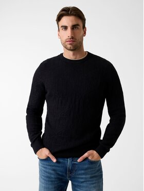 Guess Guess Sweter 180555 Czarny Classic Fit