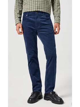Wrangler Wrangler Spodnie materiałowe Greensboro Niebieski Regular Fit