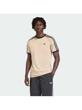 adidas adidas T-särk 3-Stripes KE7964 Beež Regular Fit