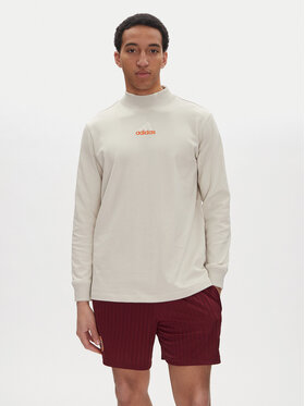 adidas adidas Pikkade varrukatega T-särk JD5402 Beež Loose Fit