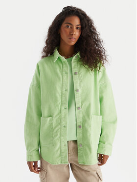 Roxy Roxy Srajca Kick Back Washed Cord ERJWT03697 Zelena Regular Fit