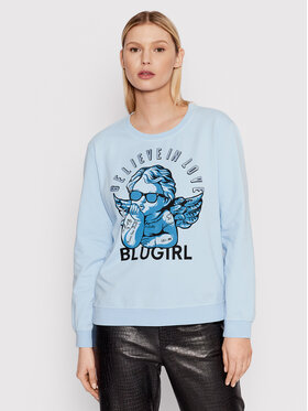 Blugirl Blumarine Džemperis RA2250 F0833 Mėlyna Regular Fit