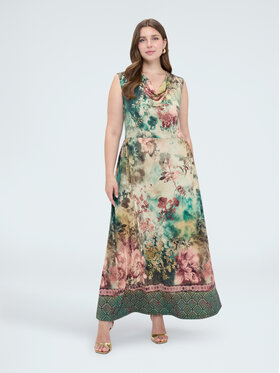 Fiorella Rubino Fiorella Rubino Sukienka wieczorowa 7021L001320N0S5 Zielony A-Line Fit