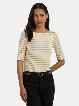 LAUREN RALPH LAUREN LAUREN RALPH LAUREN Bluzka 200980044001 Beżowy Slim Fit