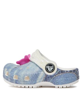 Crocs Natikače Classic Denim Clog T 208302 Bijela