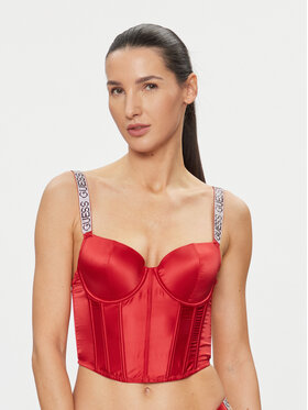 Guess Guess Krūšturis-tops Naomi O4RC03 WEUY0 Sarkans