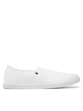 Tommy Hilfiger Tommy Hilfiger Tenisice Canvas Slip-On Sneaker FW0FW07806 Bijela