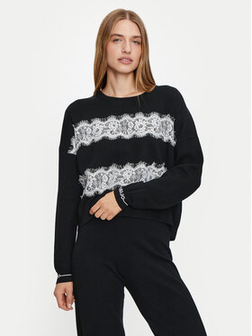 Liu Jo Sport Liu Jo Sport Sweter TF4220 MS63L Czarny Regular Fit