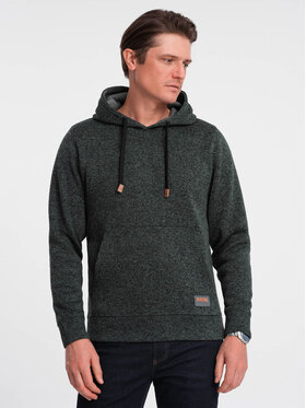 Ombre Ombre Mikina OM-SSNZ-0147 Zelená Classic Fit