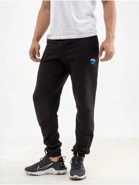 Smerfy Smerfy Spodnie dresowe Spodnie Dresowe Męskie Czarne Smerfy Maruda XL Czarny Regular Fit