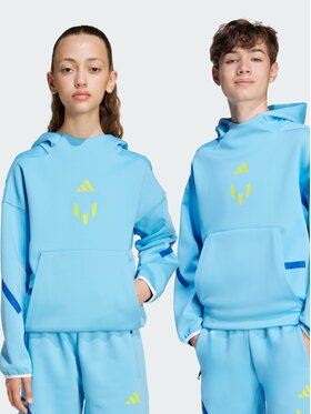 adidas adidas Bluza techniczna 155183 Niebieski jasny Loose Fit