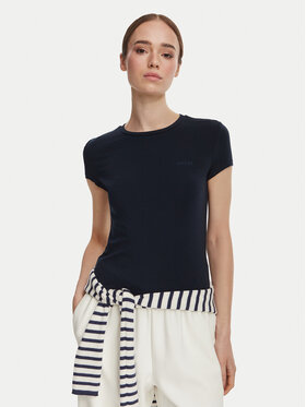 Guess Guess Тишърт V6YI24 K4787 Тъмносин Slim Fit