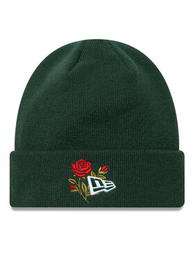 New Era New Era Czapka Rose Icon Cuff Knit Beanie 60580736 Zielony