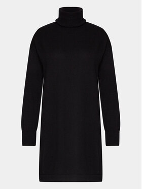 Sisley Sisley Úpletové šaty 1044MV00L Čierna Slim Fit