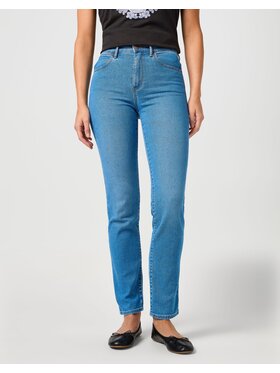 Wrangler Wrangler Jeansy SLIM Niebieski Straight Leg
