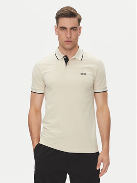 BOSS BOSS Polo Paul 50506193 Beżowy Slim Fit