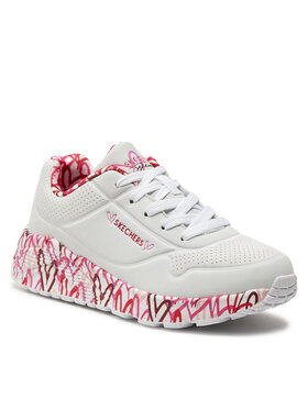 Skechers Superge Uno Lite Lovely Luv 314976L/WRPK Bela