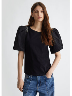 Liu Jo Liu Jo T-Shirt WF4085J6308Z9363 Czarny Regular Fit