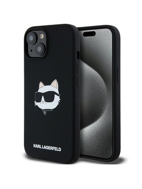 KARL LAGERFELD KARL LAGERFELD Etui na telefon Apple iPhone 15 Czarny
