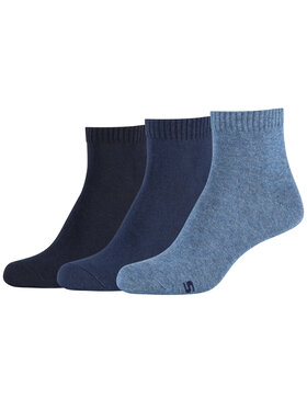 Skechers Skechers Skarpety Skechers 3PPK Wm Casual Quarter Socks Granatowy
