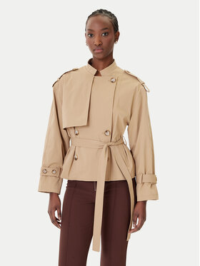 Rinascimento Rinascimento Cappotto di transizione CFC0124670003 Beige Regular Fit