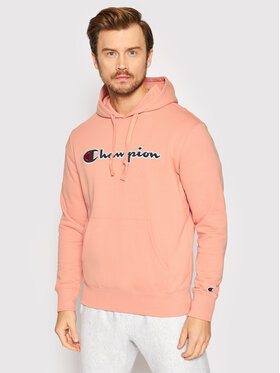 Champion Champion Bluza Embroidered Script Logo 217060 Różowy Custom Fit