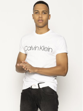 Calvin Klein Calvin Klein T-shirt Front Logo K10K104063 Bianco Regular Fit