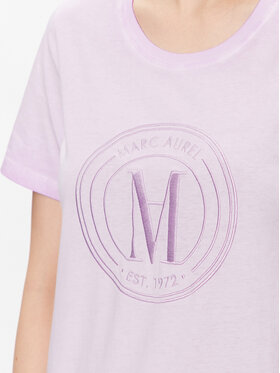 Marc Aurel T-shirt 7409 7000 73575 Ljubičasta Regular Fit