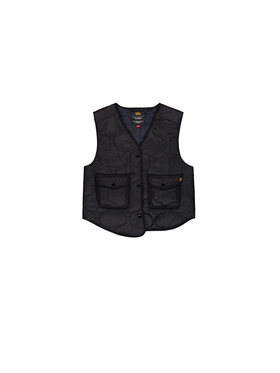 Alpha Industries Alpha Industries Kamizelka ALS Gilet Vest Women Czarny Regular Fit