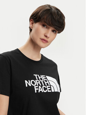 The North Face T-shirt Easy NF0A87NA Crna Relaxed Fit