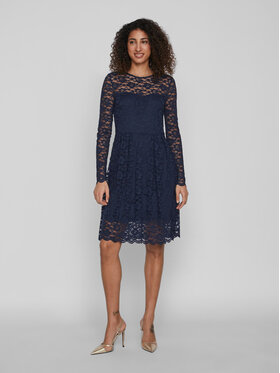 Vila Vila Коктейльна сукня Kalila 14078211 Cиній Regular Fit