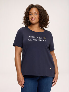 Fiorella Rubino Fiorella Rubino T-shirt G0EPL009366N034 Blu Regular Fit