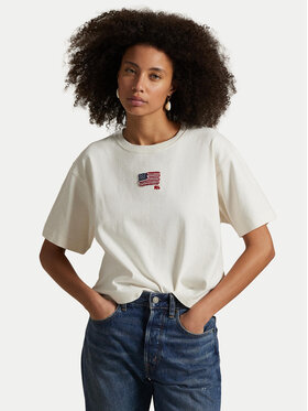 Polo Ralph Lauren Polo Ralph Lauren T-shirt 211973129001 Bianco Relaxed Fit