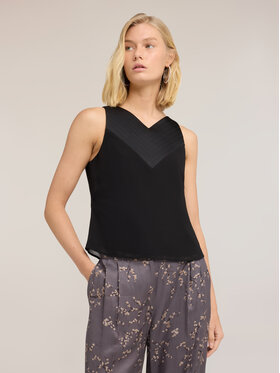Motivi Motivi Top D036Q000543N033 Czarny Regular Fit