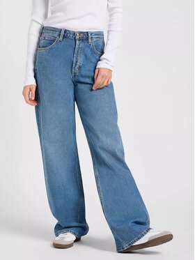 Lee Lee Jeansy LOW SLUNG SLOUCH Niebieski Loose Fit