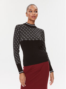 Guess Guess Svetr W3BR81 Z37K0 Černá Slim Fit