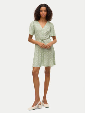 Vero Moda Vero Moda Sukienka letnia Alba 10292845 Zielony Regular Fit