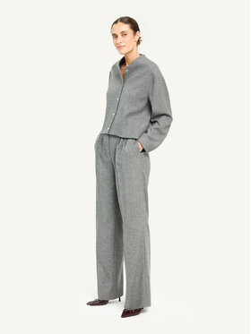 KMX KMX Marynarka 108160017 Szary Straight Fit
