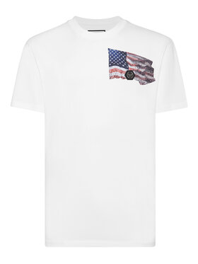 PHILIPP PLEIN PHILIPP PLEIN T-shirt 11571 Bianco Regular Fit