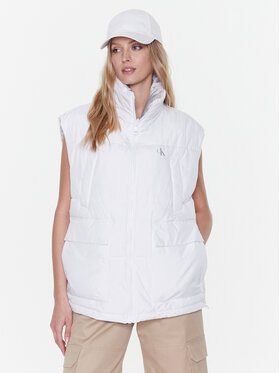 Calvin Klein Jeans Calvin Klein Jeans Gilet J20J220340 Bianco Regular Fit