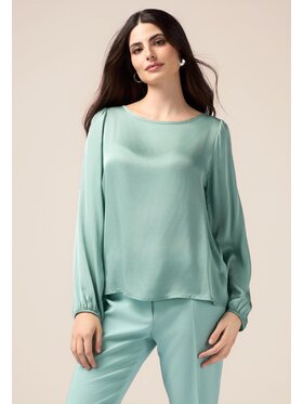 Oltre Oltre Blusa 2464R003023N025 Turchese Regular Fit
