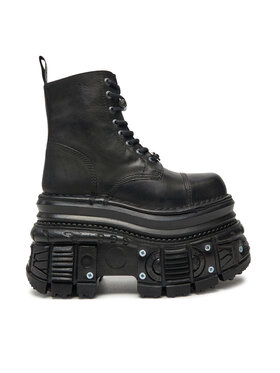 NEW ROCK NEW ROCK Bakancs M-MILI083CCT-C4 Fekete