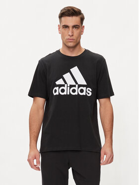 adidas adidas T-Shirt Essentials Single Jersey Big Logo T-Shirt IC9347 Czarny Regular Fit