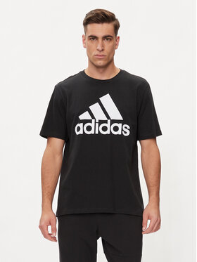 adidas adidas T-Shirt Essentials Single Jersey Big Logo T-Shirt IC9347 Μαύρο Regular Fit