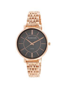 Rubicon Rubicon Zegarek RNBE52RIVX03BX Różowe złoto