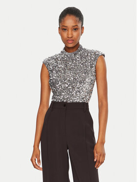 BARDOT BARDOT Body 59669TB Silberfarben Slim Fit