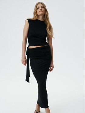 MARI PRETI MARI PRETI Gonna maxi Mira Nero Slim Fit